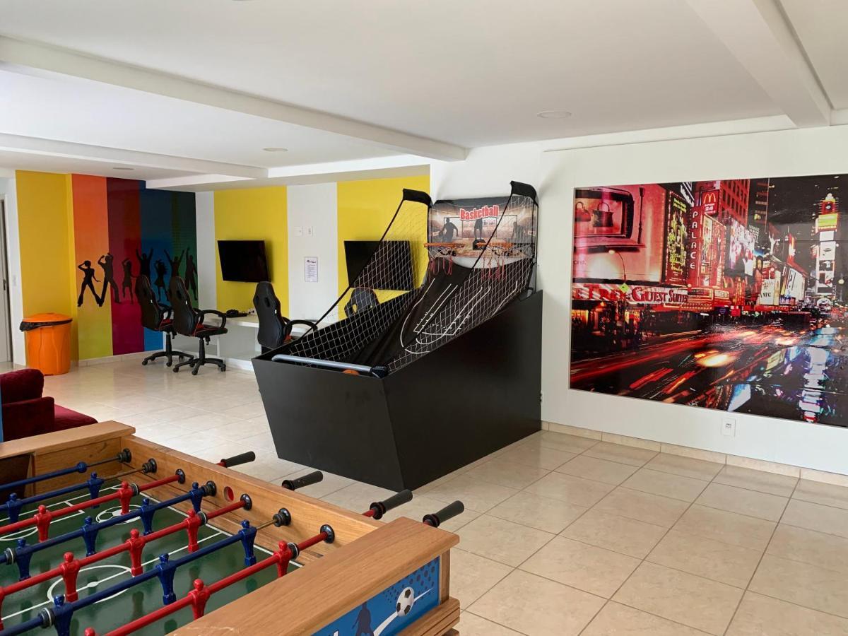 גוארויה Condominio Club, Vista Para O Mar, Churrasqueira מראה חיצוני תמונה