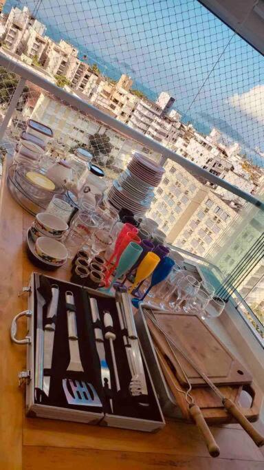 גוארויה Condominio Club, Vista Para O Mar, Churrasqueira מראה חיצוני תמונה